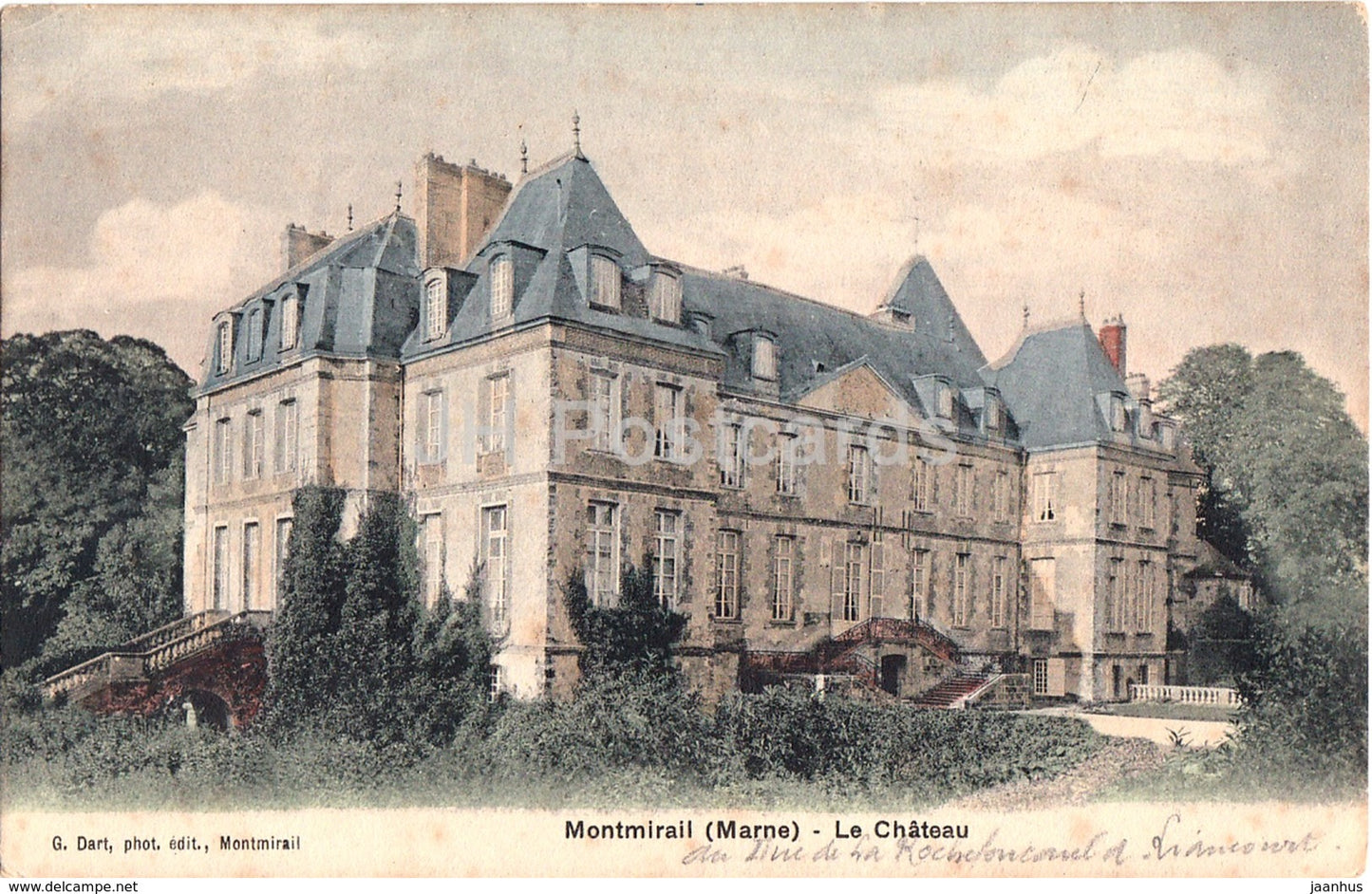 Montmirail - Le Chateau - castle - old postcard - France - used