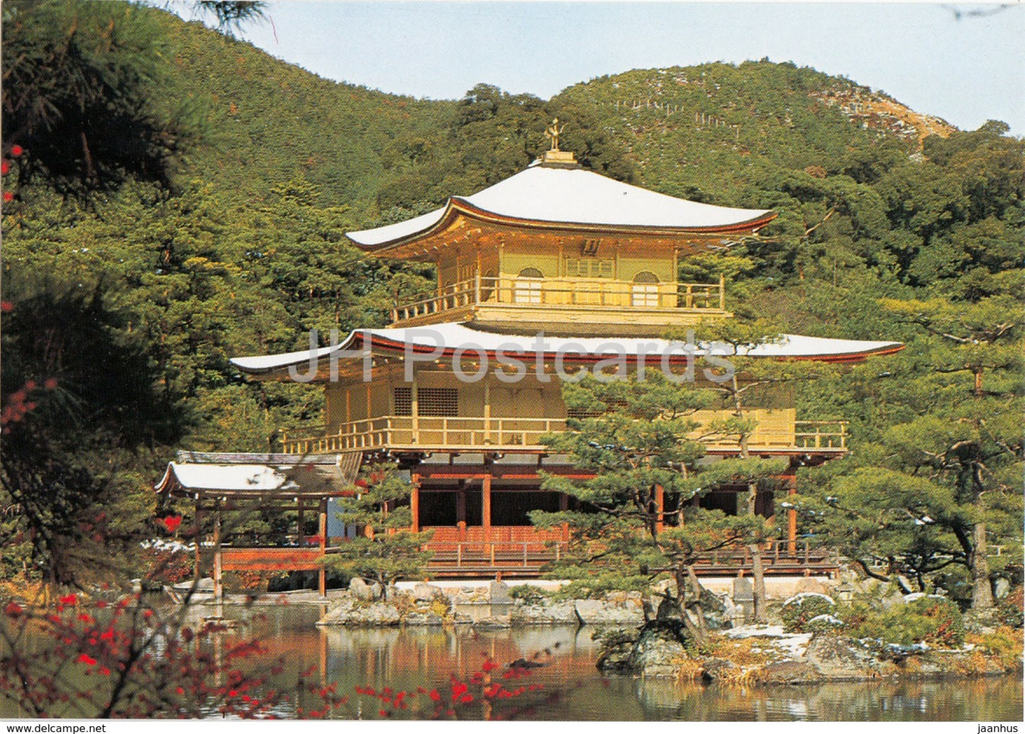 Kyoto - Kinkakuji Temple - Japan - unused - JH Postcards