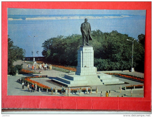 monument to Lenin - Ulyanovsk - Volga river - 1972 - Russia USSR - unused - JH Postcards