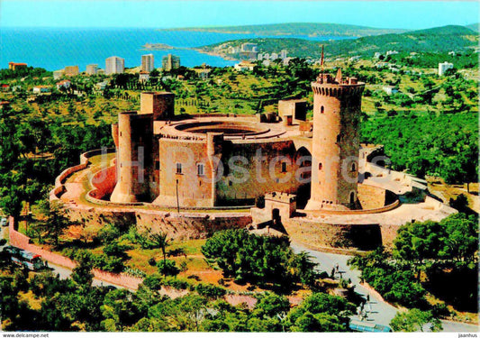 Palma - Castillo de Bellver - Vista aerea - Mallorca - 1002 - Spain - unused - JH Postcards