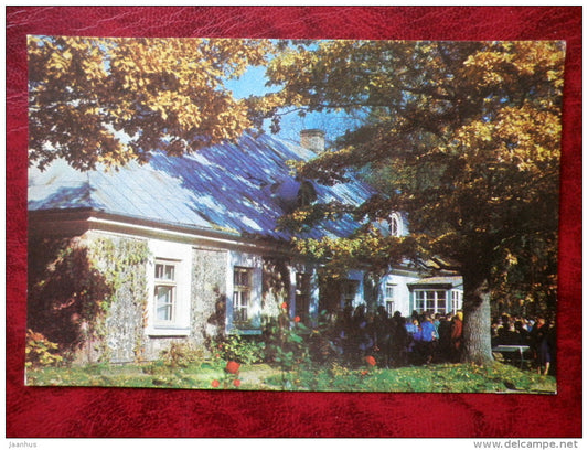 Memorial Museum Spridisi to writer Brigadere - Tervete Nature Park - 1975 - Latvia USSR - unused - JH Postcards