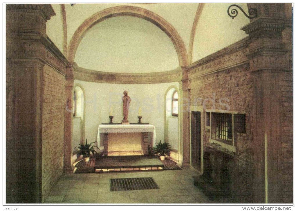 Cappella della Madonna - chapel - Isola San Francesco del Deserto - Venezia - Italia - Italy - unused - JH Postcards