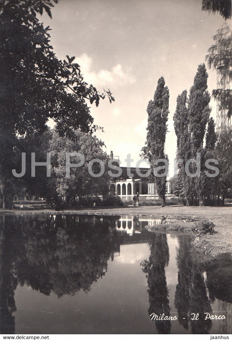 Milano - Milan - Il Parco - park - old postcard - 1948 - Italy - used - JH Postcards