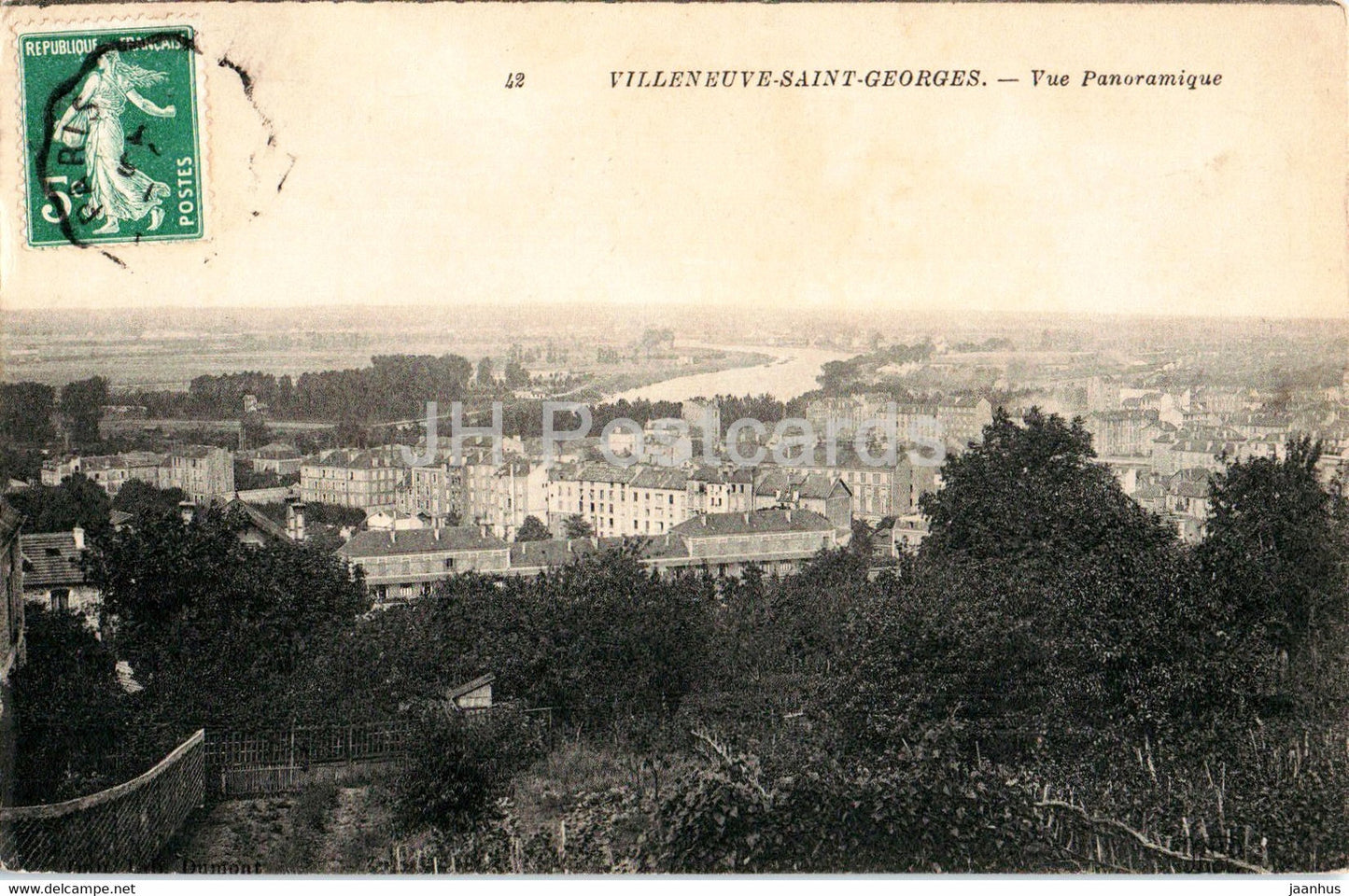 Villeneuve Saint Georges - Vue Panoramique - 42 - old postcard - 1911 - France - used - JH Postcards
