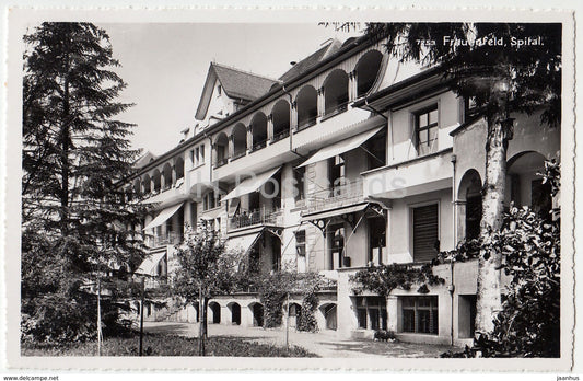 Frauenfeld - Spital - Kantonsspital - 7253 - 1955 - Switzerland - used - JH Postcards