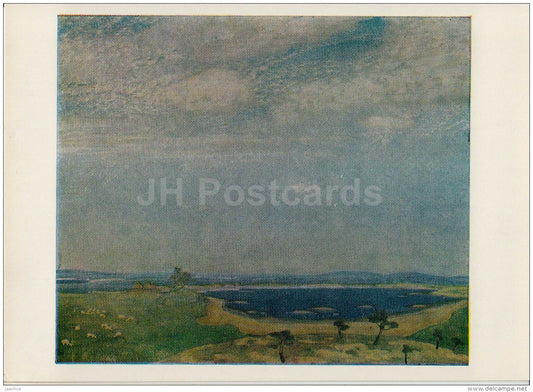 painting  by N. Roerich - Ancient Landscape , 1911 - Russian art - 1974 - Russia USSR - unused - JH Postcards