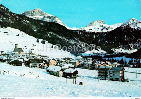 Val di Fassa - Campitello 1442 m - Panorama verso il Pordoi - 1972 - Italy - used - JH Postcards