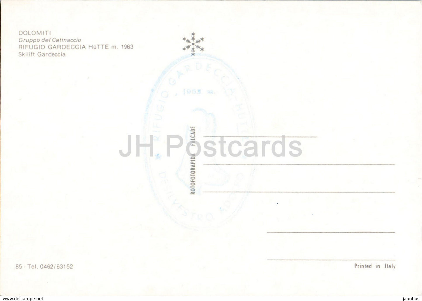 Rifugio Gardeccia - Gruppo del Catinaccio - Dolomiti - Italy - unused