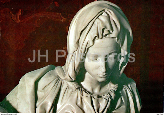 Vatican - Vaticano - San Pietro - Particolare della Pieta - Michelangelo - detail de Mery - 8318  - Vatican - unused - JH Postcards
