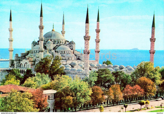Istanbul - The Blue Mosque - Keskin - 1992 - Turkey - used - JH Postcards