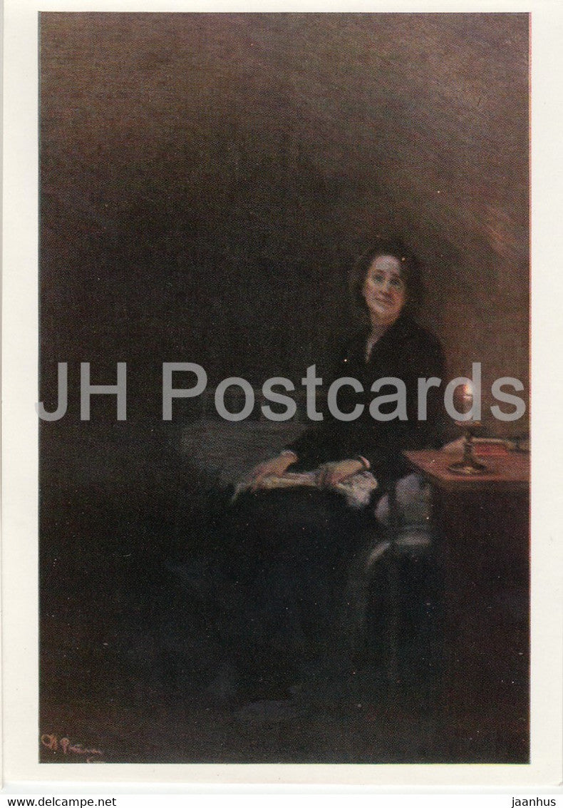 painting by I. Repin - Solitary confinement - Russian art - 1970 - Russia USSR - unused - JH Postcards