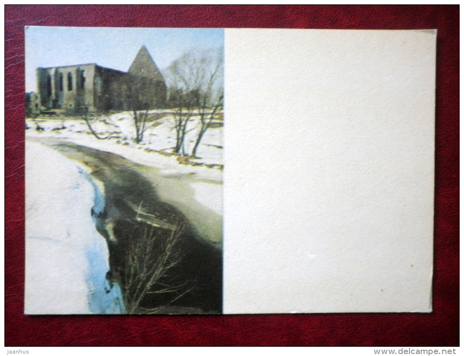The Ruins of St. Brigitta`s Monastery in Pirita , Tallinn - 1970 - Estonia USSR - unused - JH Postcards