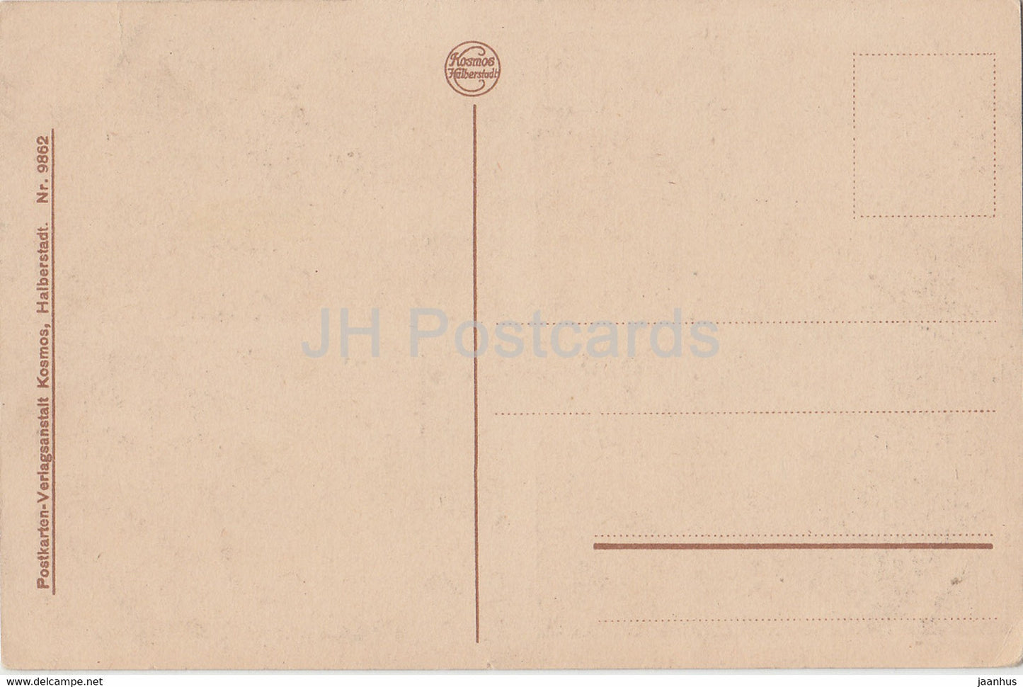 Aachen - Dom - Theater - Elisenbrunnen - Kurhaus - 9862 - old postcard - Germany - unused