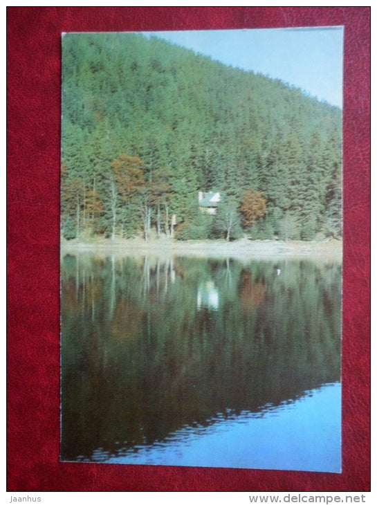 lake Synevir - Carpathians - 1978 - Ukraine USSR - unused - JH Postcards