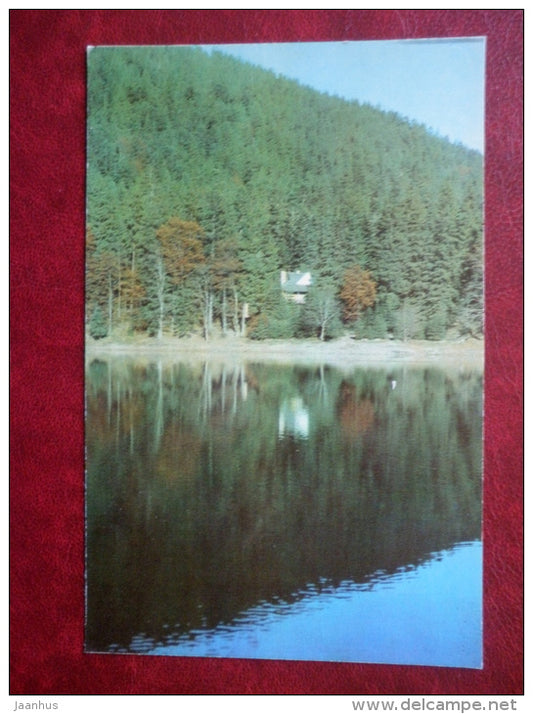 lake Synevir - Carpathians - 1978 - Ukraine USSR - unused - JH Postcards