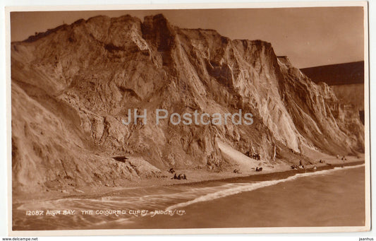 Alum Bay - The Coloured Cliffs - 12087 - United Kingdom - England - used - JH Postcards