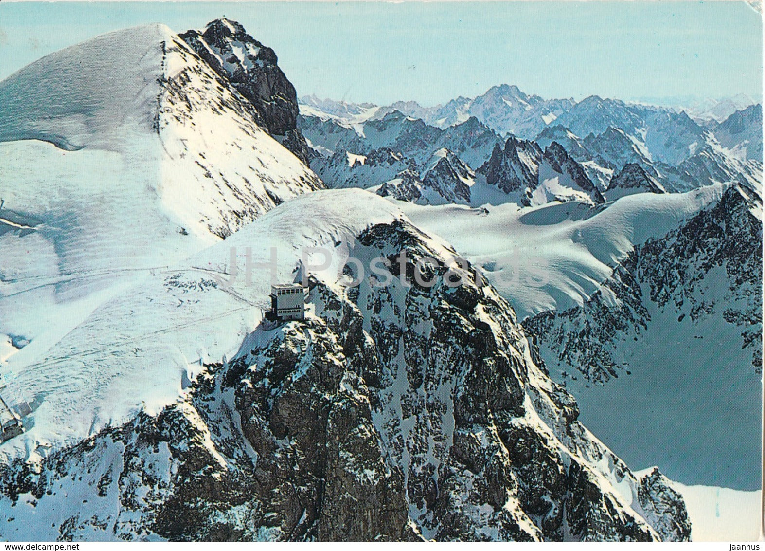 Sommer und Winterkurort Engelberg - Zentralschweiz - Titlis - Gipfelrestaurant - 1975 - Switzerland - used - JH Postcards