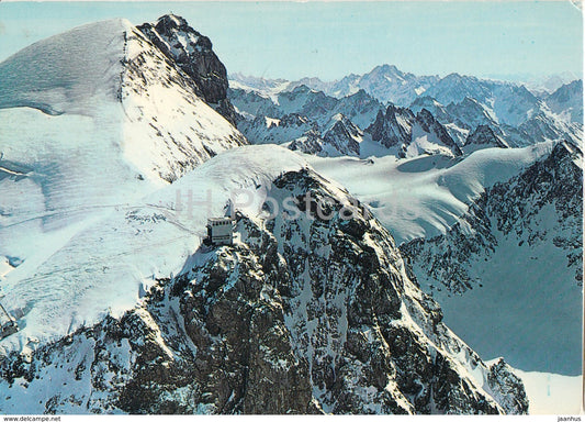 Sommer und Winterkurort Engelberg - Zentralschweiz - Titlis - Gipfelrestaurant - 1975 - Switzerland - used - JH Postcards