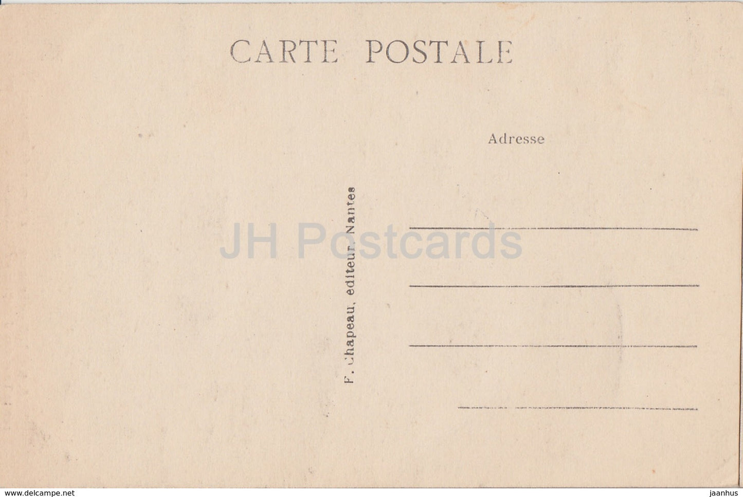 Nantes - Ecusson aux Armes de Bretagne sur la Tour des Jacobins - château - 5 - carte postale ancienne - France - inutilisée