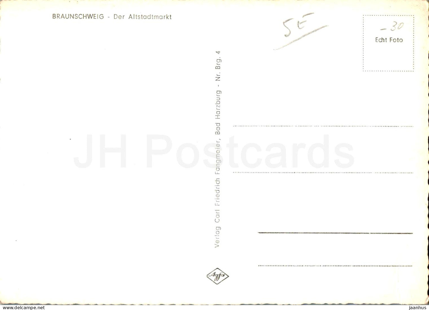 Braunschweig - Der Altstadtmarkt - Germany - unused