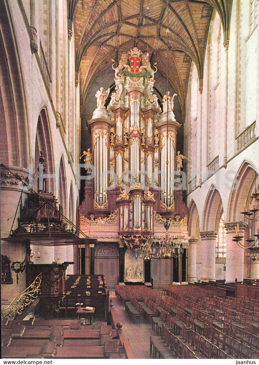 Haarlem - Grote of St Bavokerk - church - Netherlands - unused - JH Postcards