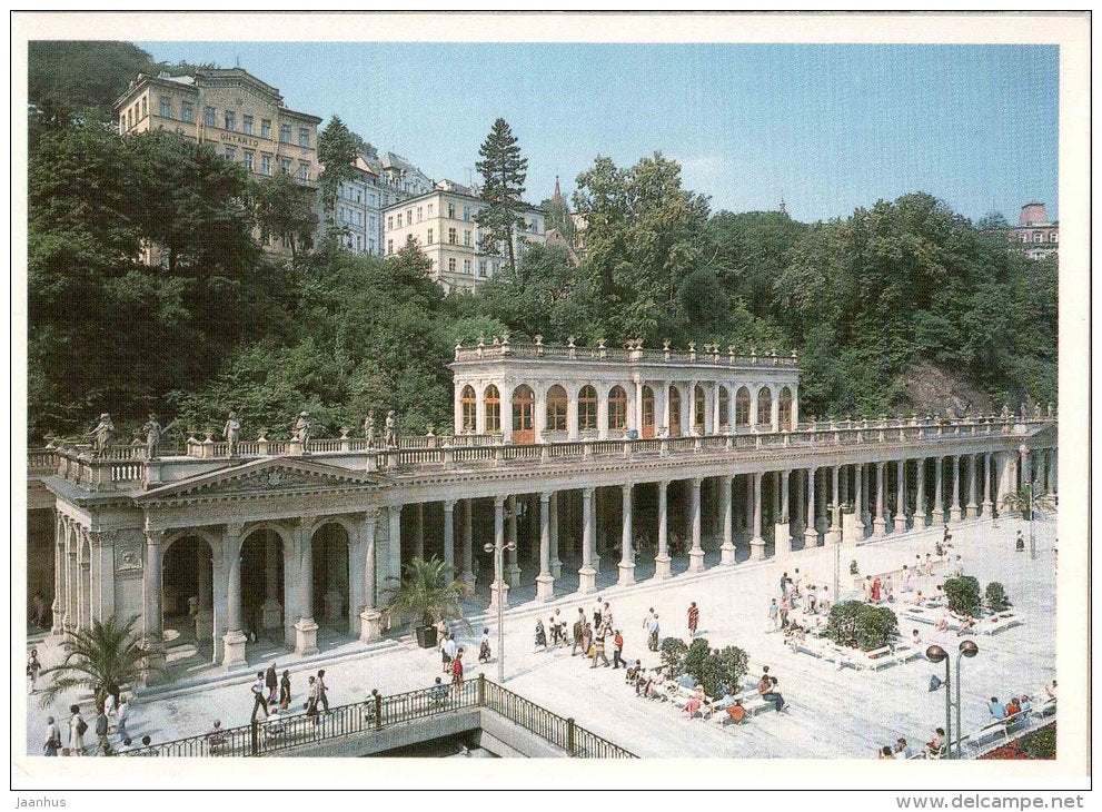 Mill Colonnade - Karlovy Vary - Karlsbad - Czech - unused - JH Postcards