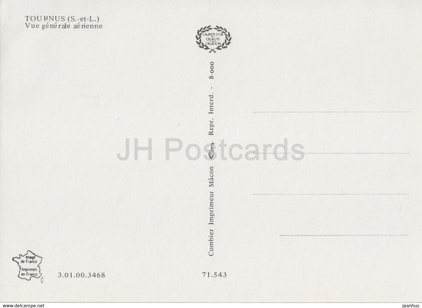 Tournus - Vue Generale aerienne - France - unused