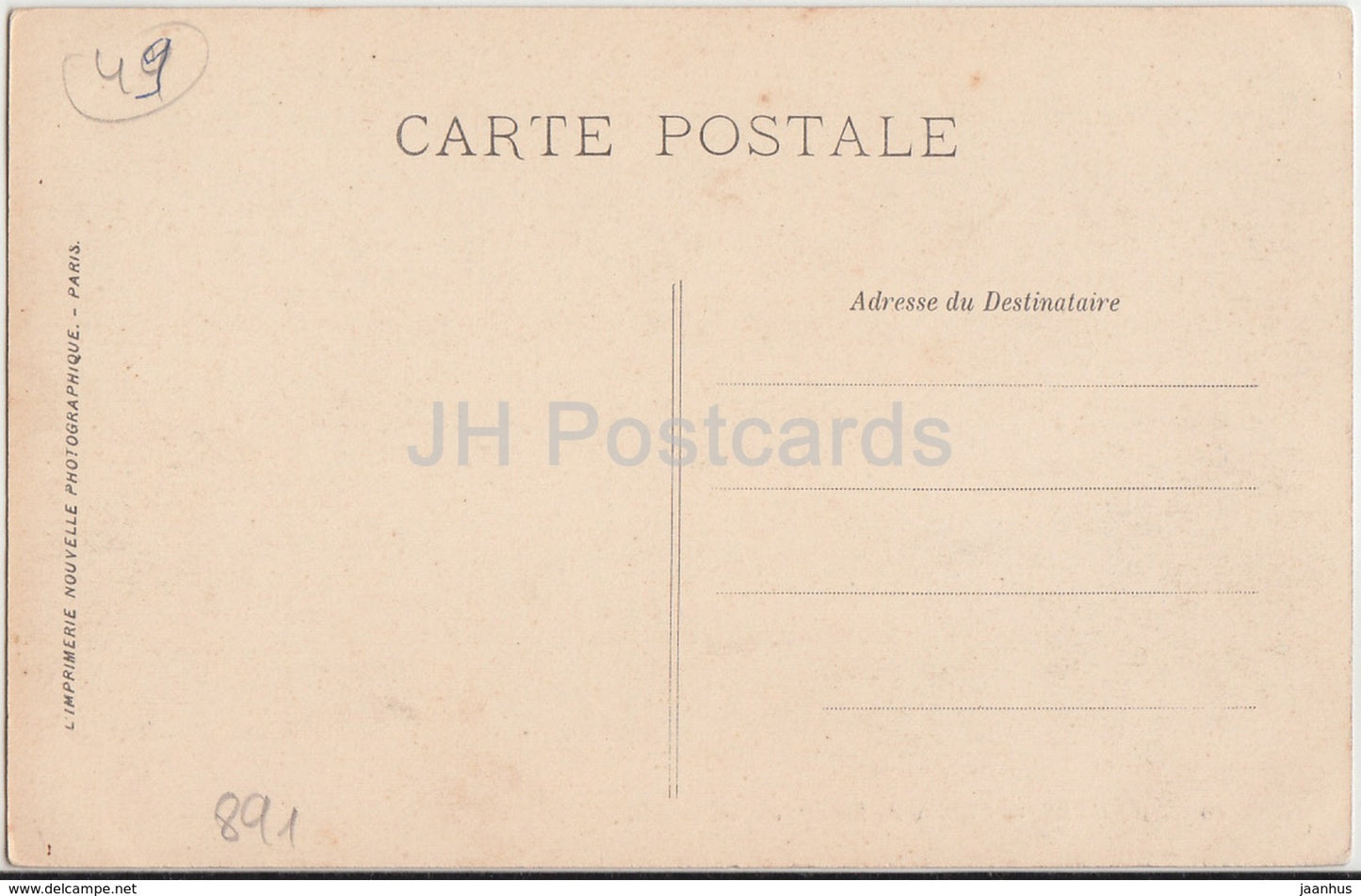Angers - Chateau du Roi de Pologne - castle - 60 - old postcard - France - unused