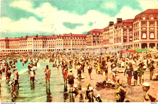 Mar del Plata - Casino y Hotel Provincial - beach - 29 - Argentina - used - JH Postcards