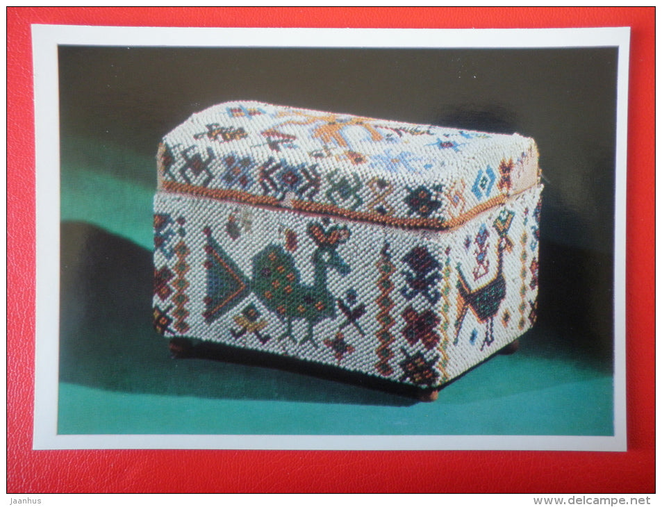 Cascet in a beaded Cover , XVIII century - Russia - 1970 - Russia USSR - unused - JH Postcards