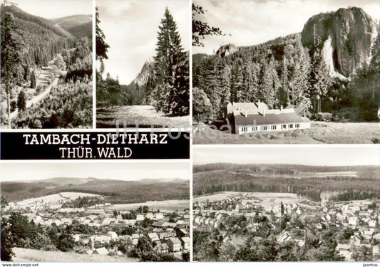 Tambach Dietharz - Thur Wald - Germany DDR - used - JH Postcards