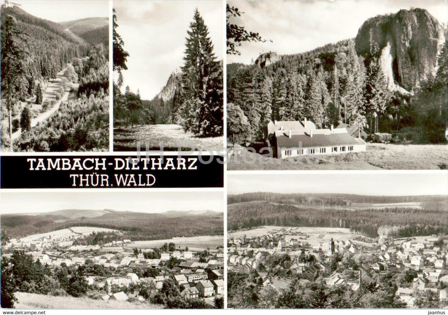 Tambach Dietharz - Thur Wald - Germany DDR - used - JH Postcards