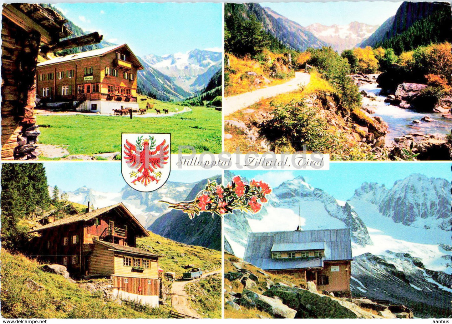 Stillupptal - Zillertal - Tirol - Stillupper Haus - Kasseler Hutte - Austria - unused - JH Postcards