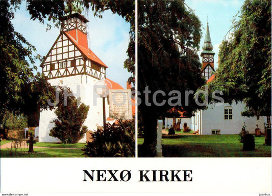 Nexo Kirke - church - 442 - Denmark - unused - JH Postcards