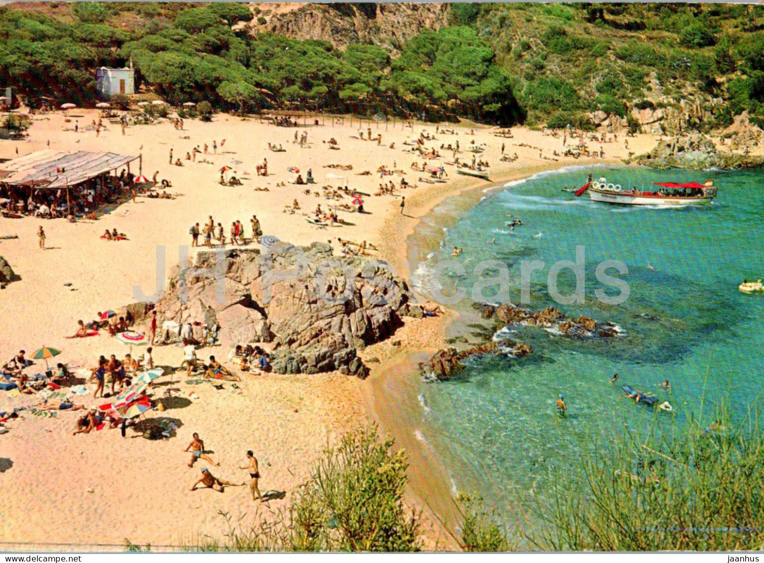 Blanes - Costa Brava - Cala San Francisco - beach - 2022 - Spain - used - JH Postcards