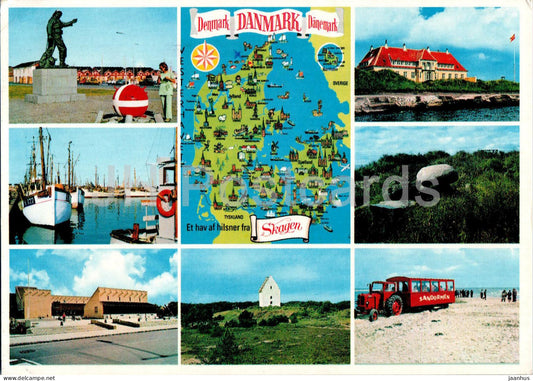 Denmark - Skagen - mutiview - 7701 - 1980 - Denmark - used - JH Postcards