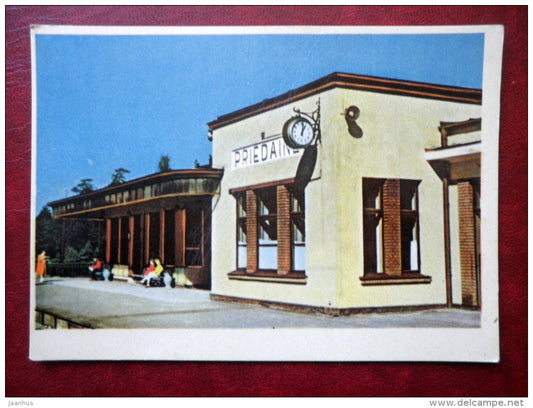 Priedaine railway station - Jurmala - 1962 - Latvia USSR - unused - JH Postcards