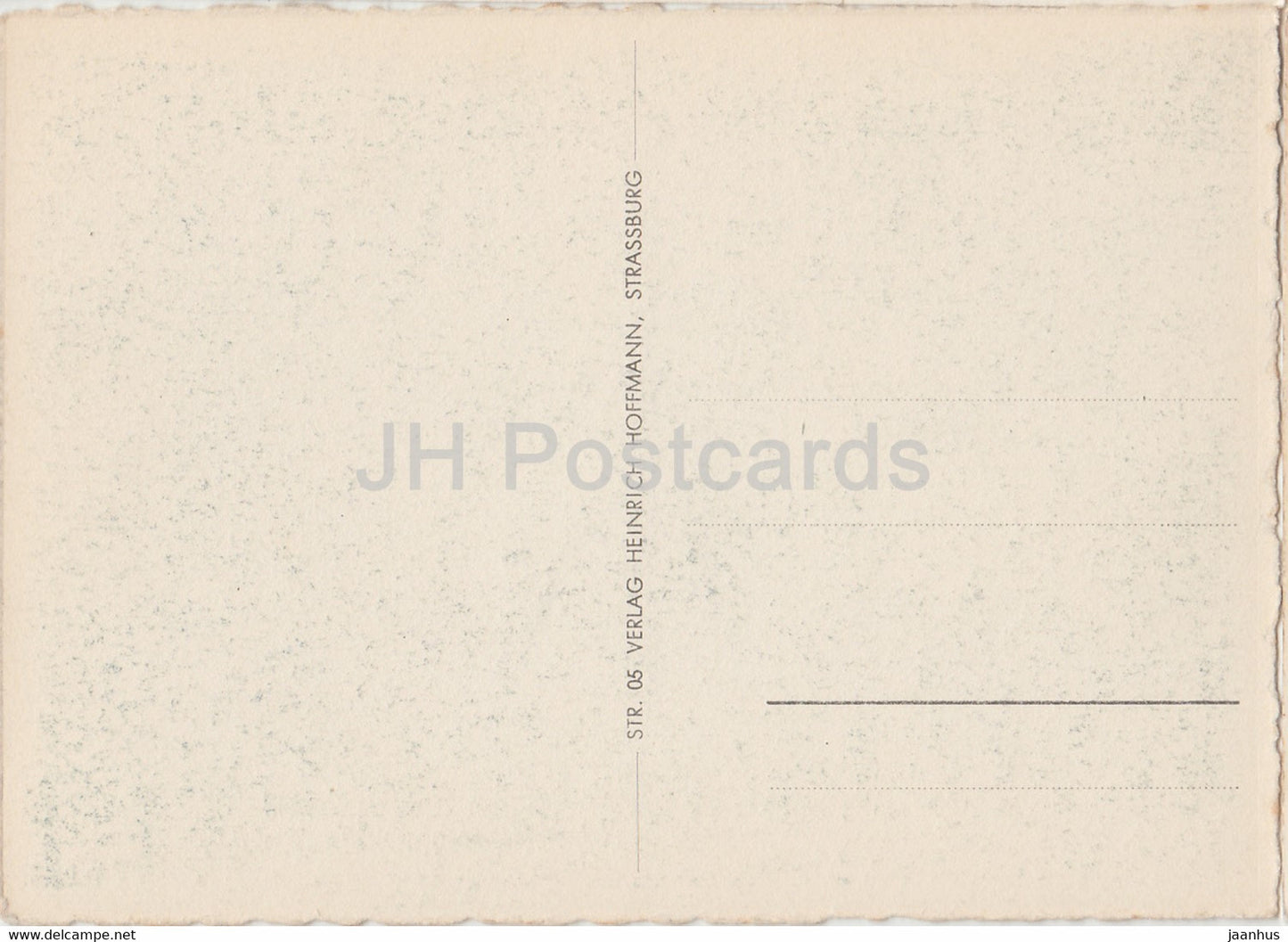 Strassburg - Strasbourg - Kammerzellhaus am Munsterplatz - old postcard - France - unused