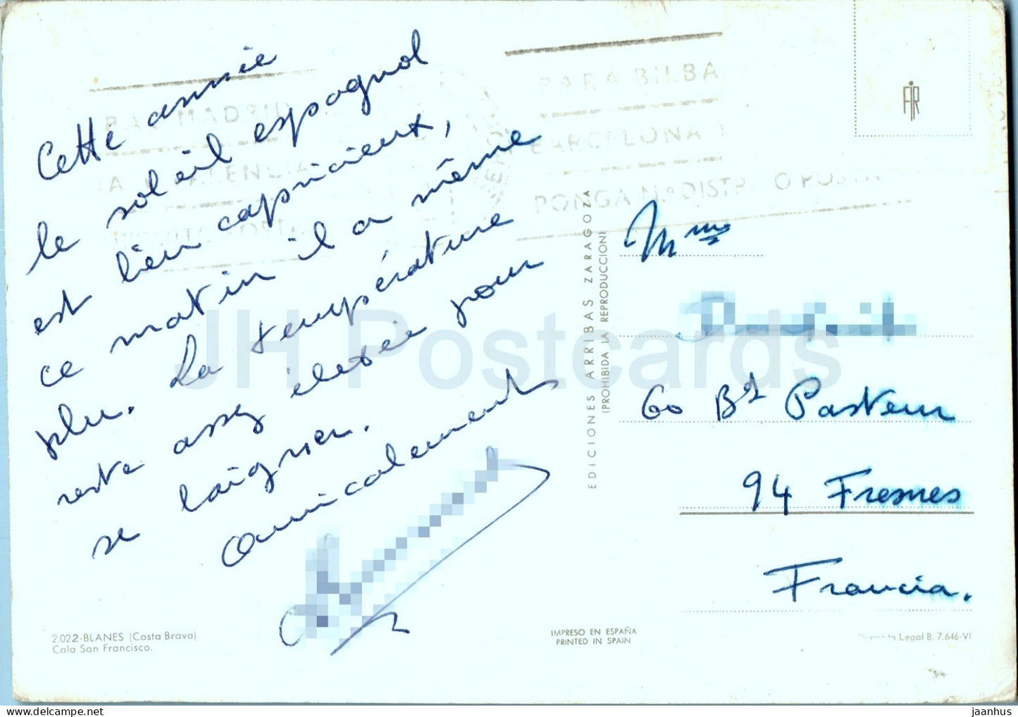 Blanes - Costa Brava - Cala San Francisco - plage - 2022 - Espagne - occasion 