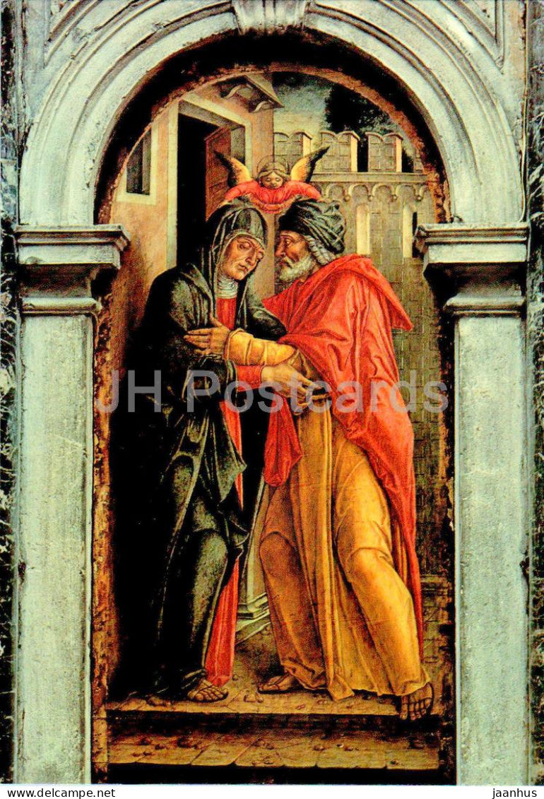 Venezia - Venice - Chiesa Santa Maria Formosa - Vivarini - Incontro di San Gioachino - church - Italy - used - JH Postcards