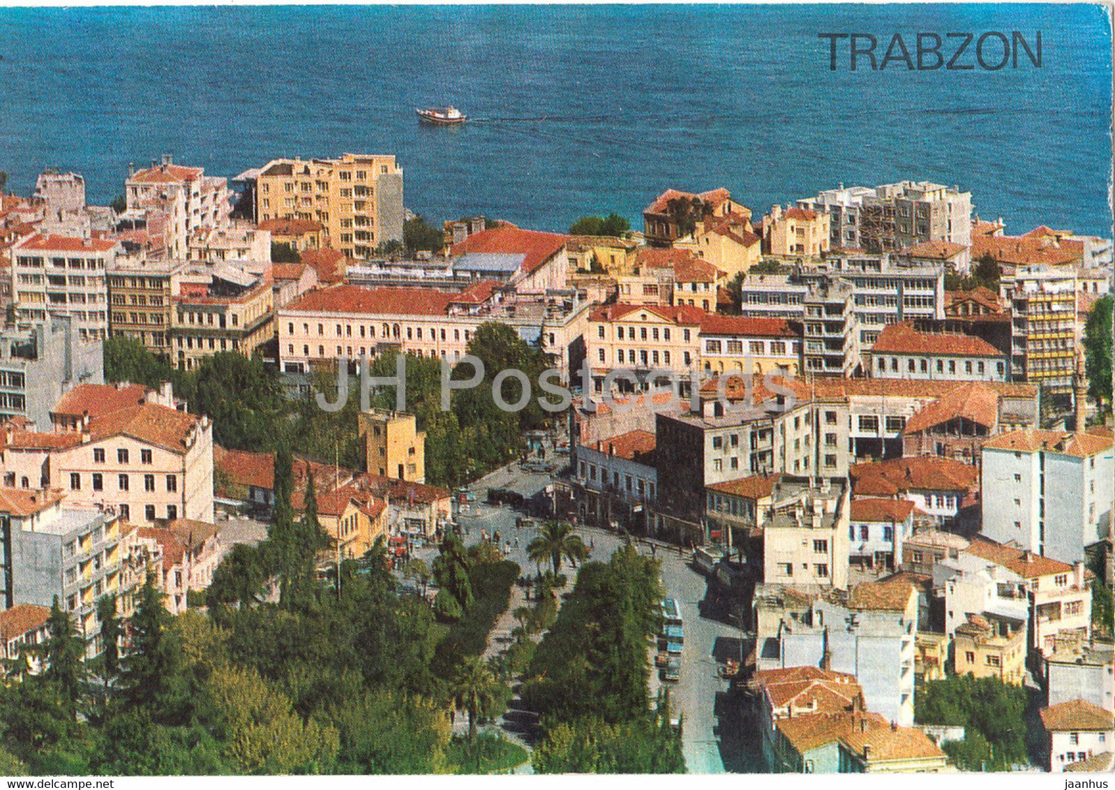 Trabzon - A view from the City - 1987 - Turkey - used - JH Postcards