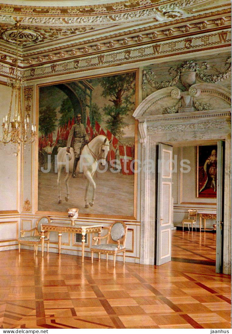 Copenhagen - Kobenhavn - Christiansborg Slot - Christian IX Gemak - room - horse - castle - 1110 - Denmark - unused - JH Postcards