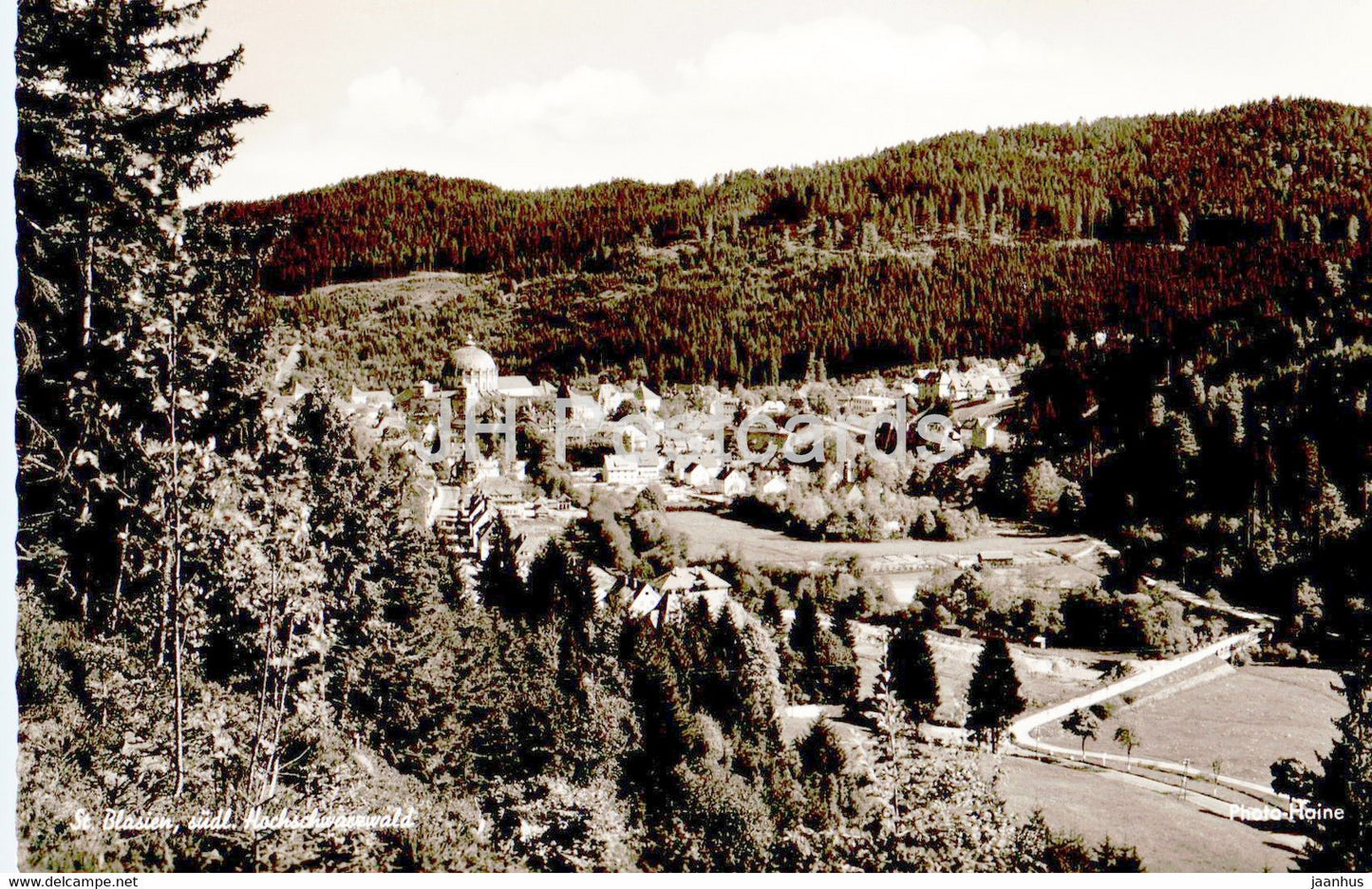 St Blasien - sudl Hochschwarzwald - old postcard - Germany - unused - JH Postcards