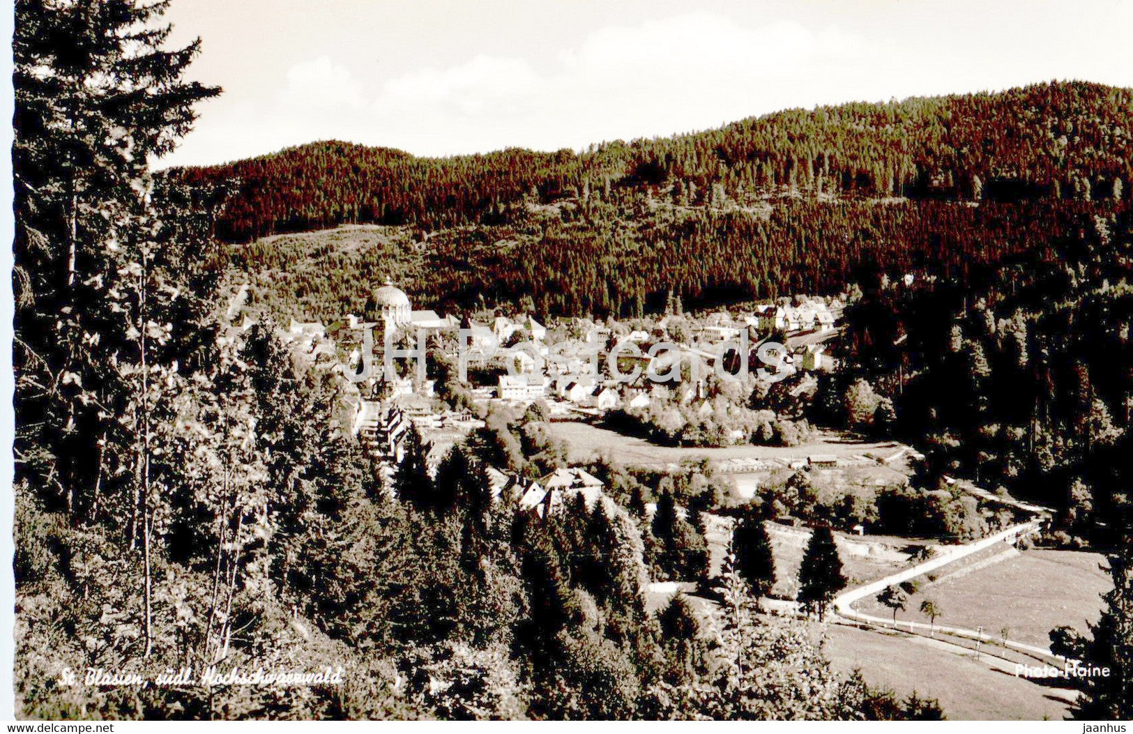 St Blasien - sudl Hochschwarzwald - old postcard - Germany - unused - JH Postcards