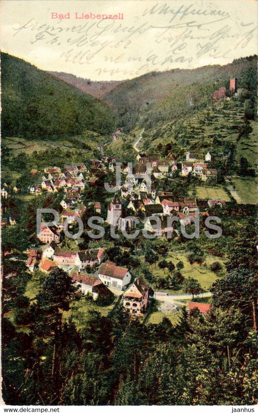Bad Liebenzell - 43401 - old postcard - 1908 - Germany - used - JH Postcards