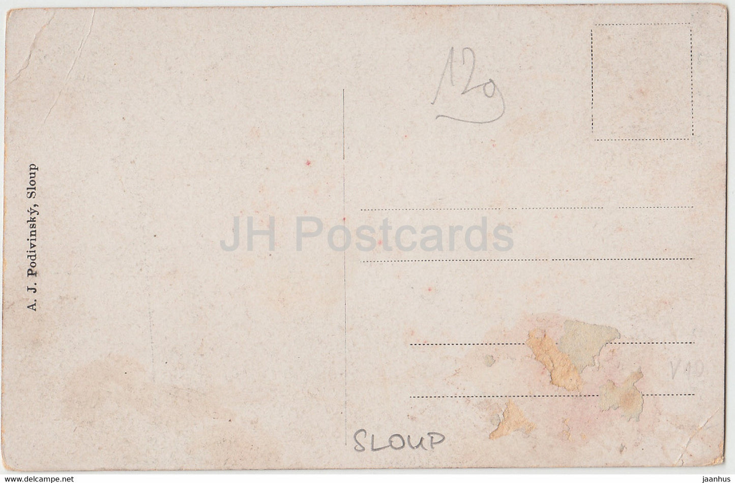 Pozdrav ze Sloupa - Sloup - old postcard - Czech Republic - unused