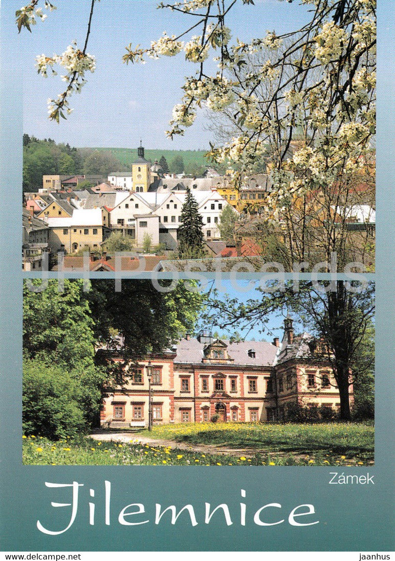 Zamek Jilemnice - castle - 2000 - Czech Republic - used - JH Postcards