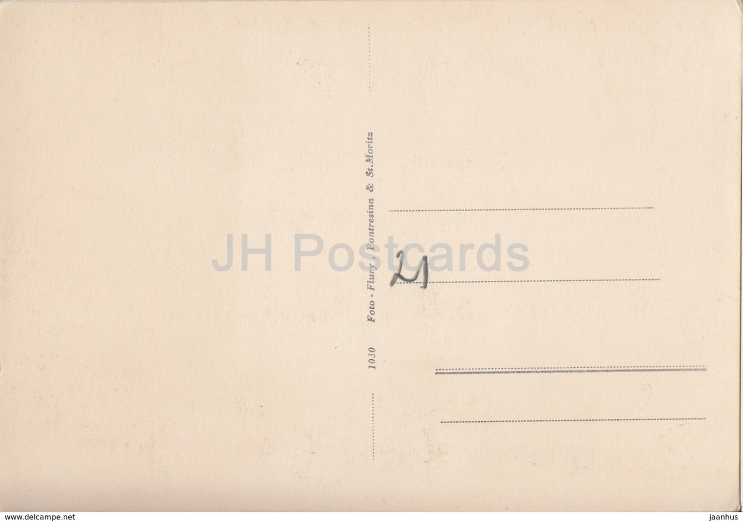 Pontresina mit Palu und Roseggruppe - 1030 - Switzerland - unused