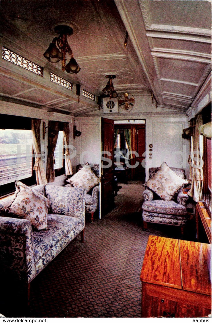 London and North Western Railway - Royal Saloon - train - railway - United Kingdom - England - unused - JH Postcards
