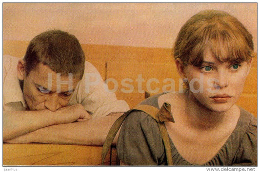 Boys - actor V. Priemykhov , actress O. Mashnaya - Movie - Film - soviet - 1984 - Russia USSR - unused - JH Postcards